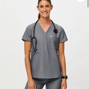 Womens Figs Graphite Scrub Set S/ST Kade cargo, Catarina top